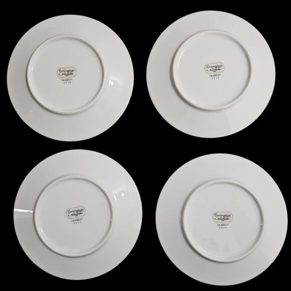Noritake Dearest 2034 6.5" Bread & Butter Plates Set of 4 Japan Gold Trim - Picture 6 of 6
